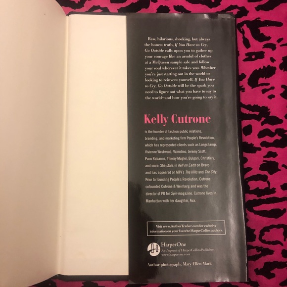 *Book* If You Have To Cry by Kelly Cutrone - Picture 5 of 5